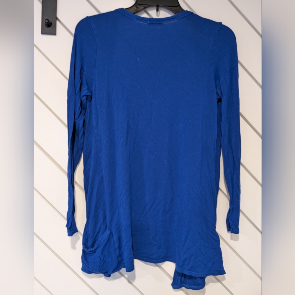 Jubz Bright Blue Cover Up Shrug Cardigan - Picture 2 of 5